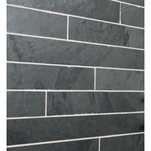 Skalūno plytelės Monte Black (Natural) 10x60x1cm, (1vnt=0,06m2)